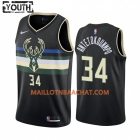 Maillot NBA Milwaukee Bucks Giannis Antetokounmpo 34 Nike 2019-20 Statement Edition Swingman - Enfant